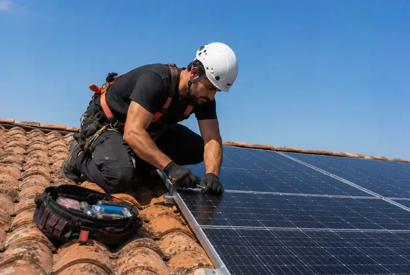 Maintenance et monitoring de panneaux solaires à la Bassée